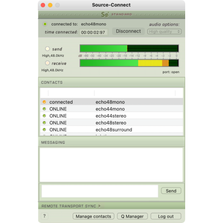 Source-Connect Standard Subscription