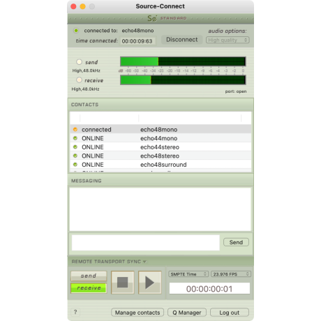 Source-Connect Standard 2-day License